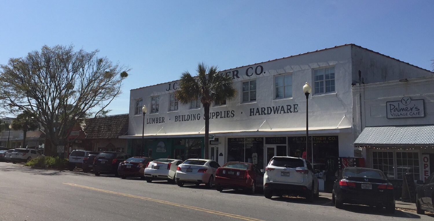 street with local shops