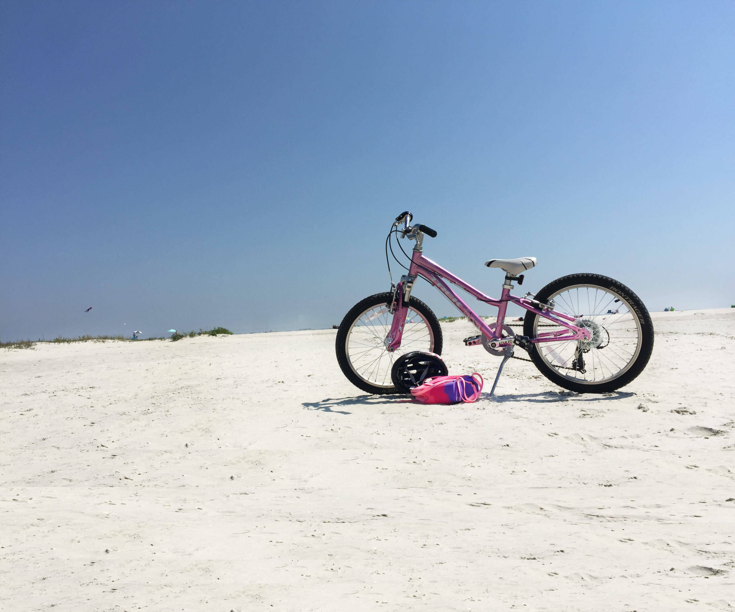 bike on beach