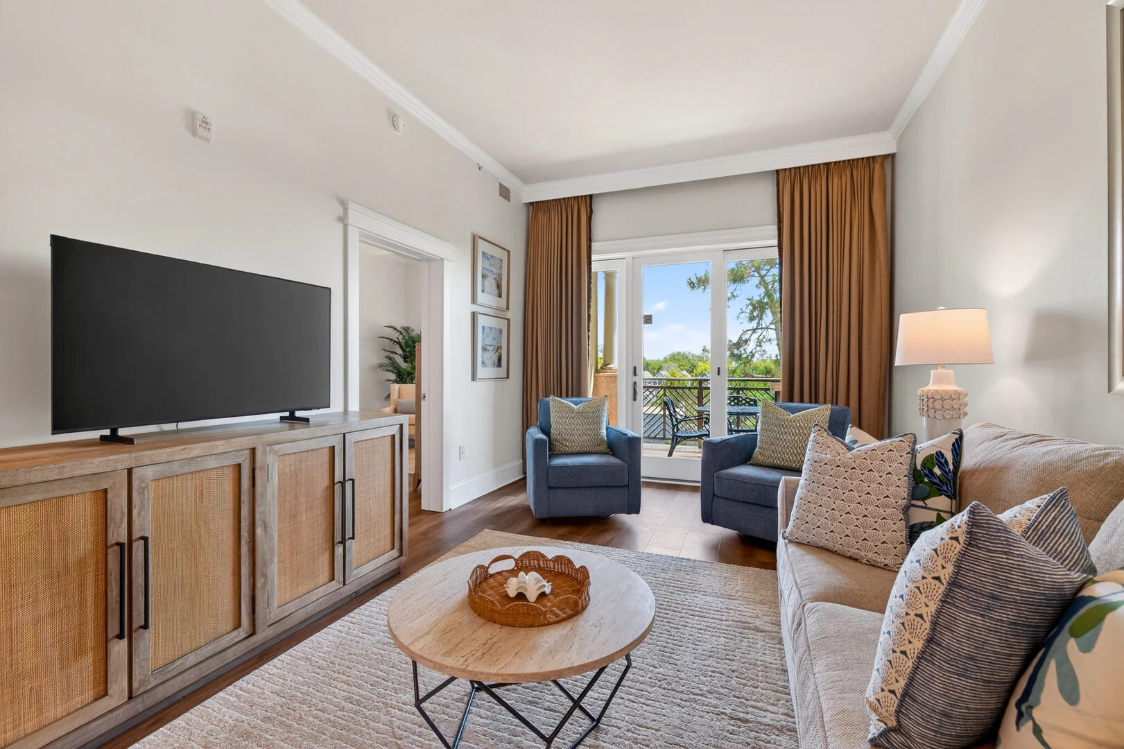 Living room of vacation rental