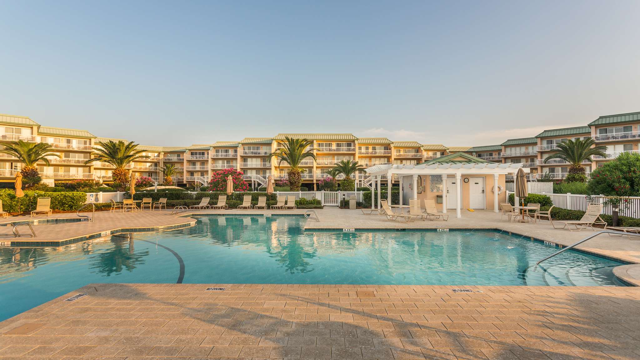 seasonally heated pool at st. simons grand