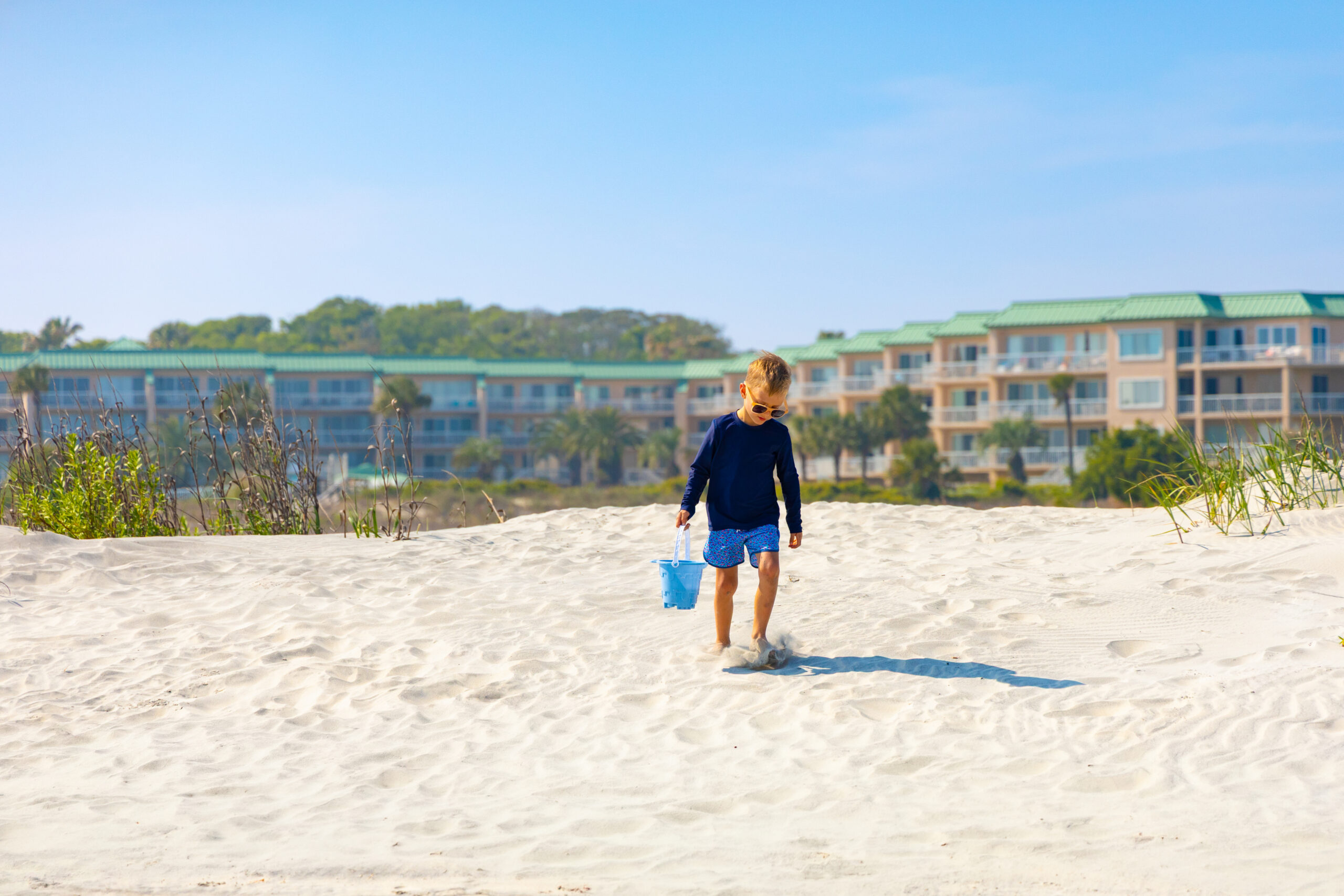 Child on beach