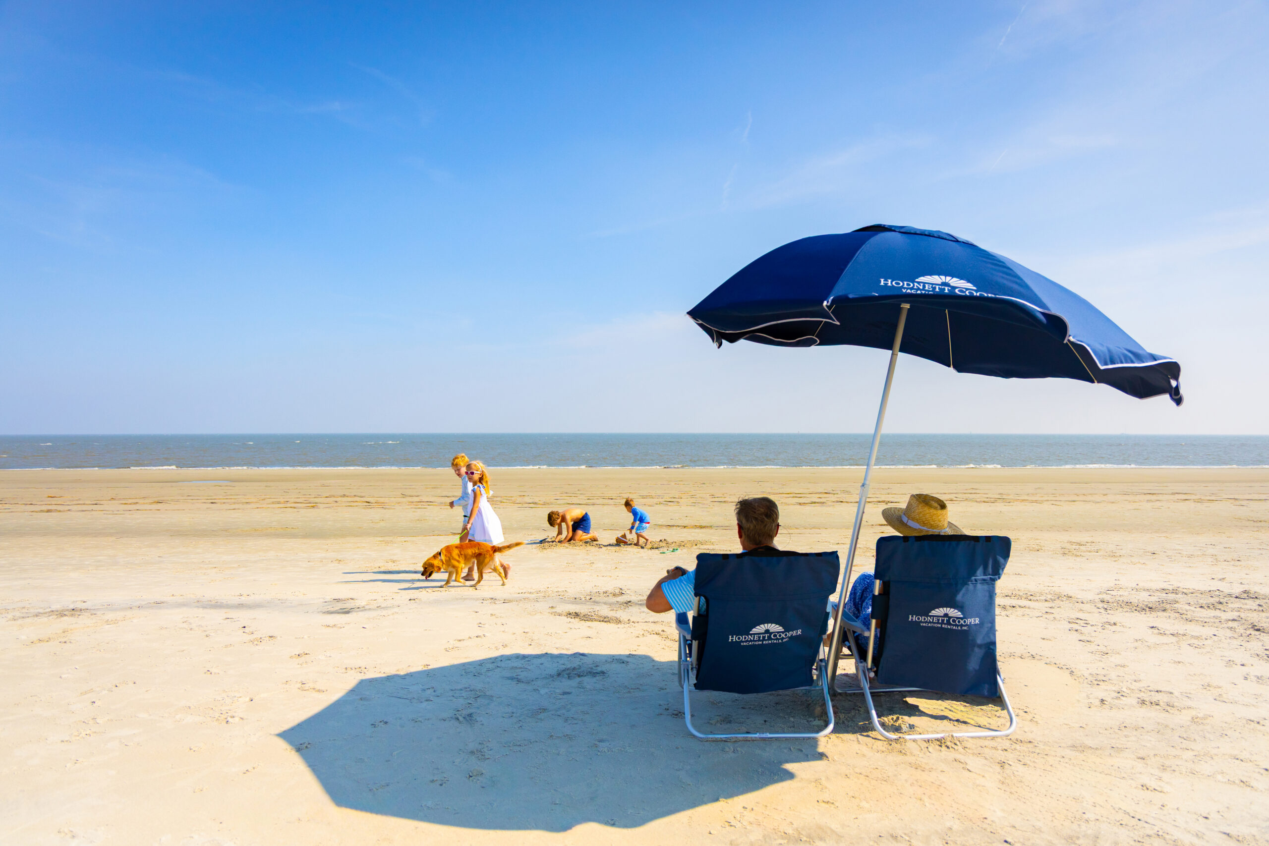 Family on St. Simons Island Beach